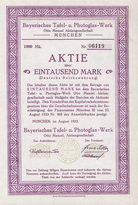 Bayerisches Tafel- und Photoglas-Werk Otto Menzel AG