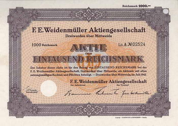 F. E. Weidenmüller AG