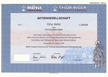 MÜHL Product & Service und Thüringer Baustoffhandel AG