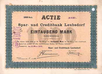 Spar- und Creditbank Leubsdorf