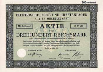 Elektrische Licht- und Kraftanlagen AG