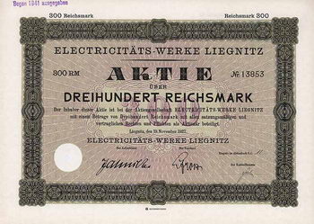 Electricitäts-Werke Liegnitz