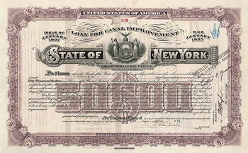 State of New York, Loan for Canal Improvement