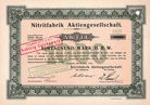 Nitritfabrik AG (mit Umstellung 1933)