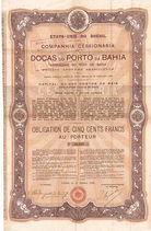 Cia. Cessionaria das Docas do Porto da Bahia (Cie. du Port de Bahia) S.A.