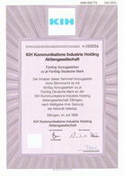 KIH Kommunikations Industrie Holding AG