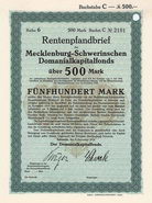 Mecklenburg-Schwerinscher Domanialkapitalfonds