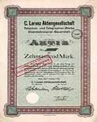 C. Lorenz AG Telephon- und Telegraphen-Werke Eisenbahnsignal-Bauanstalt