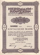 Herrmann-Konzern AG für Industriebeteiligung