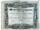 Comptoir Financier & Industriel de Paris S.A.