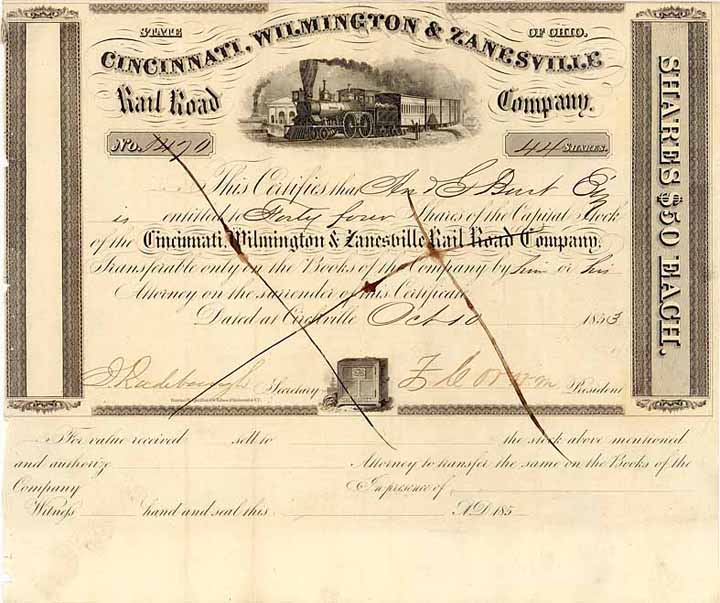 Cincinnati, Wilmington & Zanesville Railroad