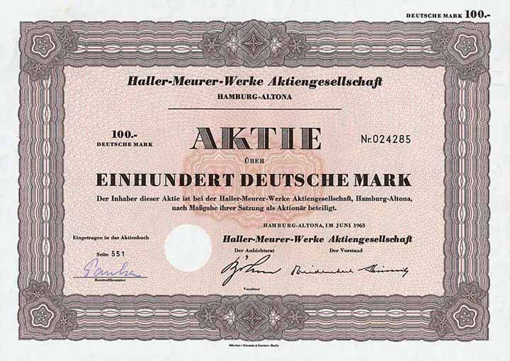 Haller-Meurer-Werke AG