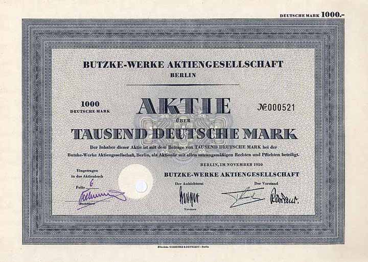 Butzke-Werke AG