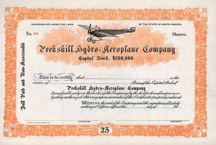 Peekskill Hydro-Aeroplane Co.