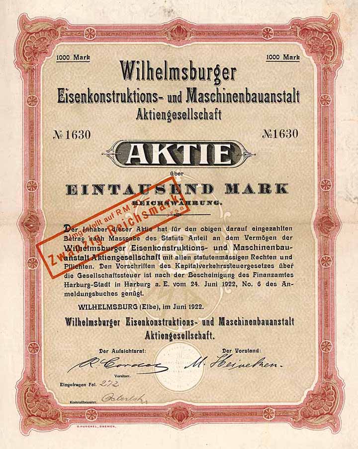 Wilhelmsburger Eisenkonstruktions- und Maschinenbauanstalt AG