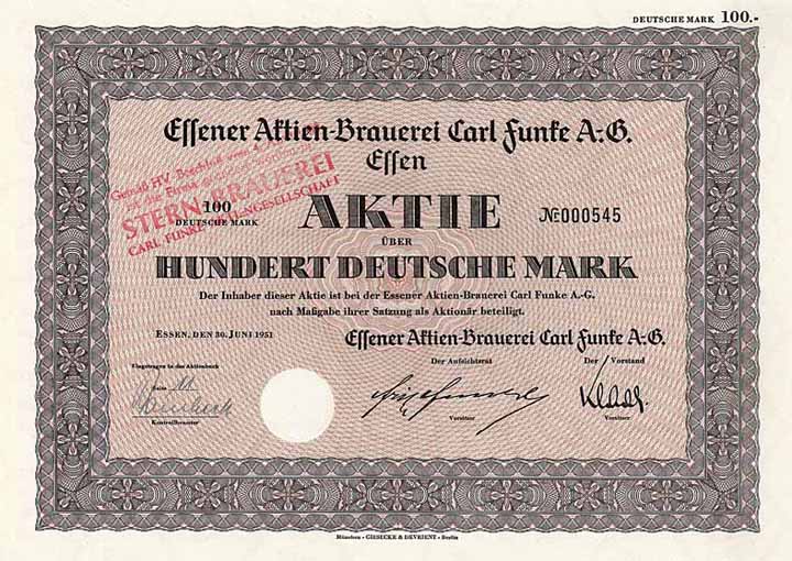 Essener Aktien-Brauerei Carl Funke AG