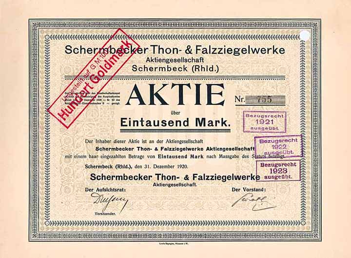 Schermbecker Thon- & Falzziegelwerke AG