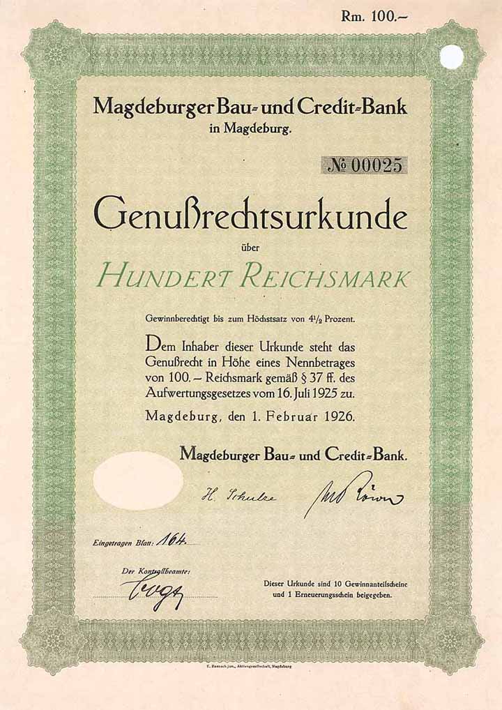 Magdeburger Bau- und Credit-Bank