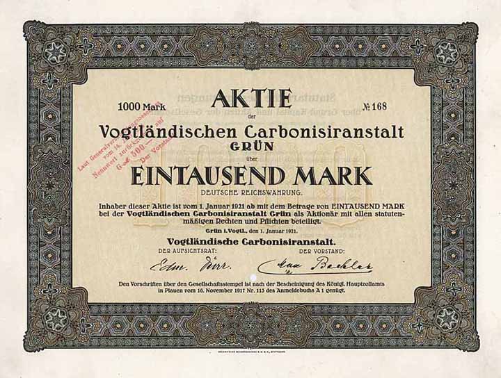 Vogtländische Carbonisiranstalt