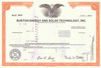 Burton Energy and Solar Technology Inc.