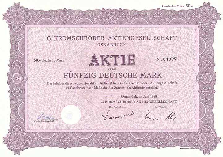 G. Kromschröder AG