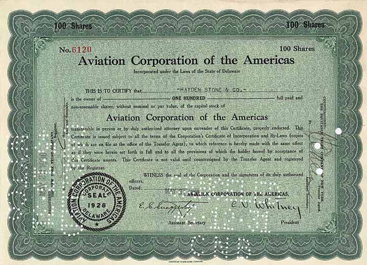Aviation Corporation of the Americas