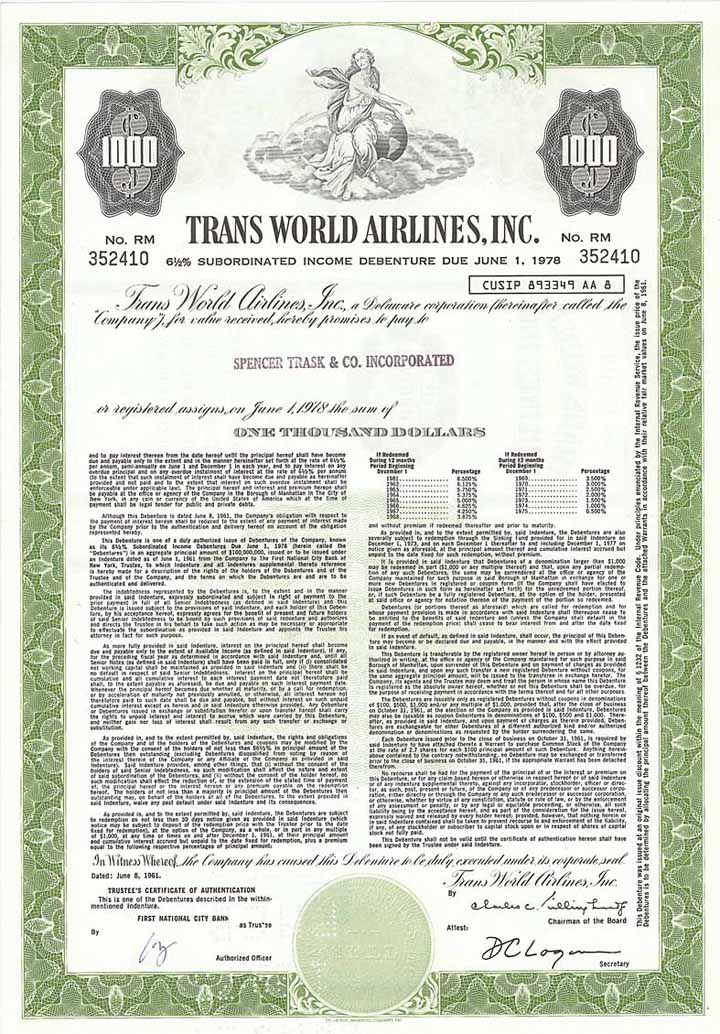 Trans World Airlines, Inc.