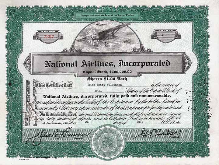 National Airlines Inc.