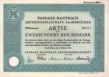 Passage-Kaufhaus AG