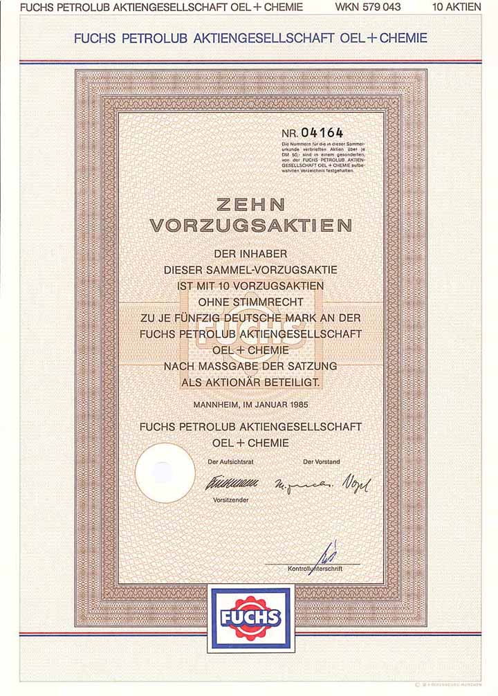 Fuchs Petrolub AG Oel + Chemie