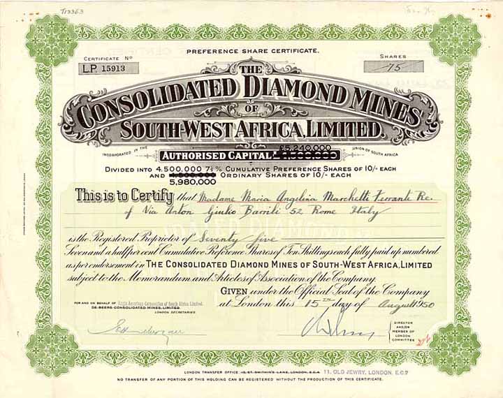 Consolidated Diamond Mines of South-West Africa Ltd.