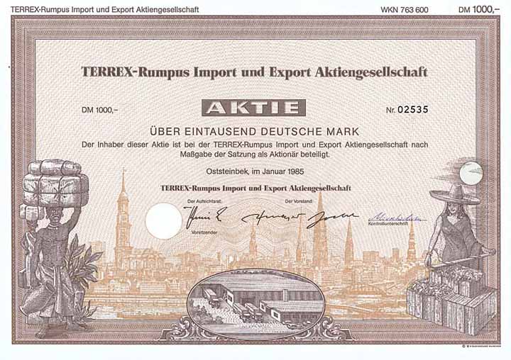 TERREX-Rumpus Import und Export AG