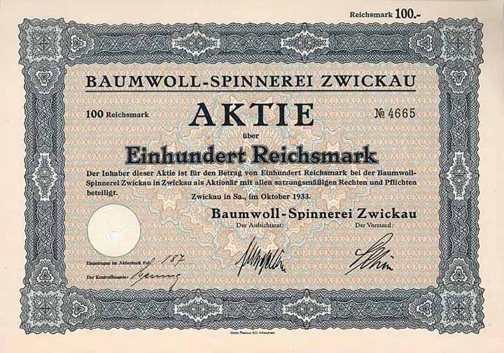 Baumwoll-Spinnerei Zwickau