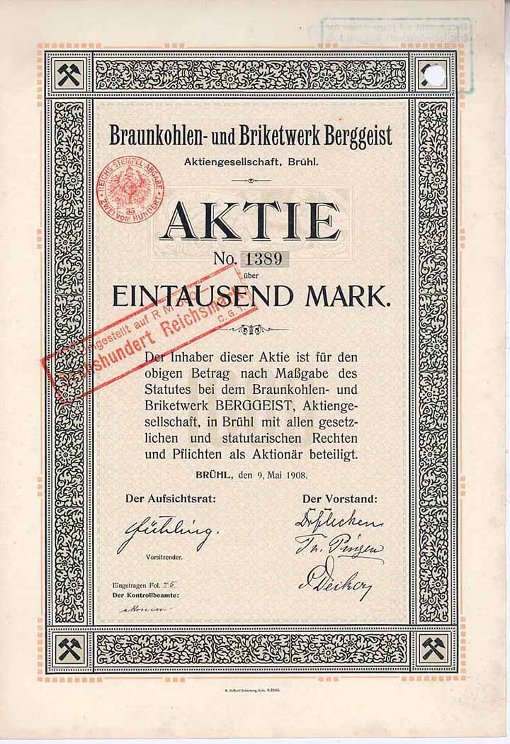 Braunkohlen- und Briketwerk Berggeist AG