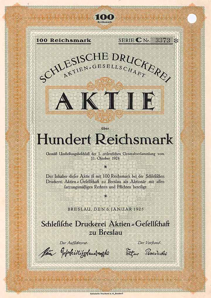 Schlesische Druckerei AG