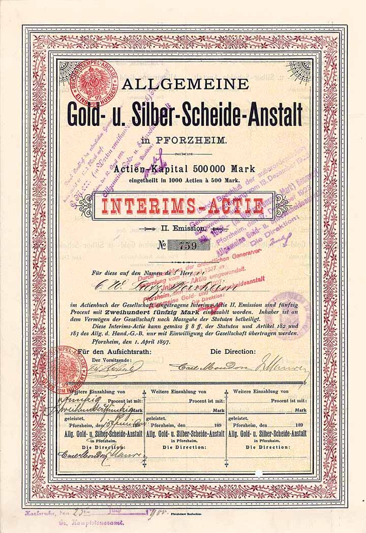 Allgemeine Gold- & Silber-Scheide-Anstalt