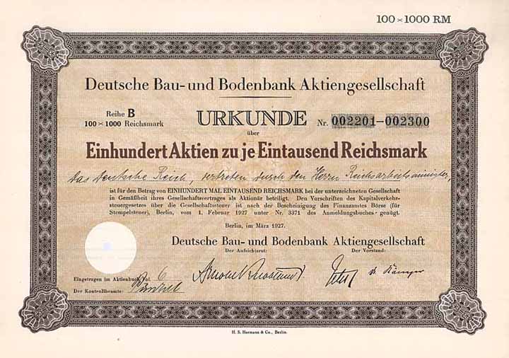 Deutsche Bau- und Bodenbank AG