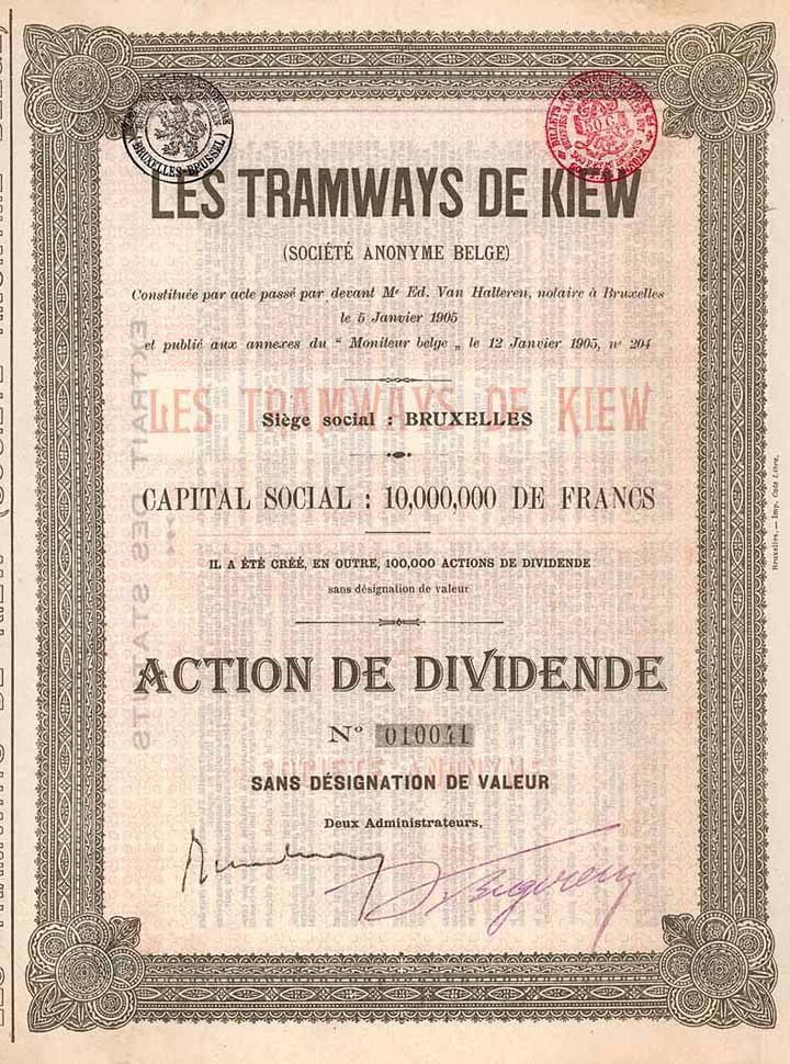 Les Tramways de Kiew S.A.