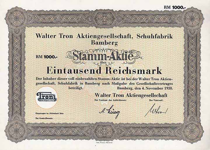 Walter Tron AG Schuhfabrik