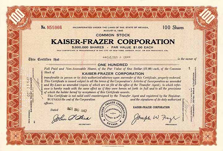 Kaiser-Frazer Corp.