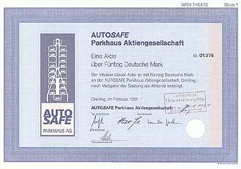 Autosafe Parkhaus AG