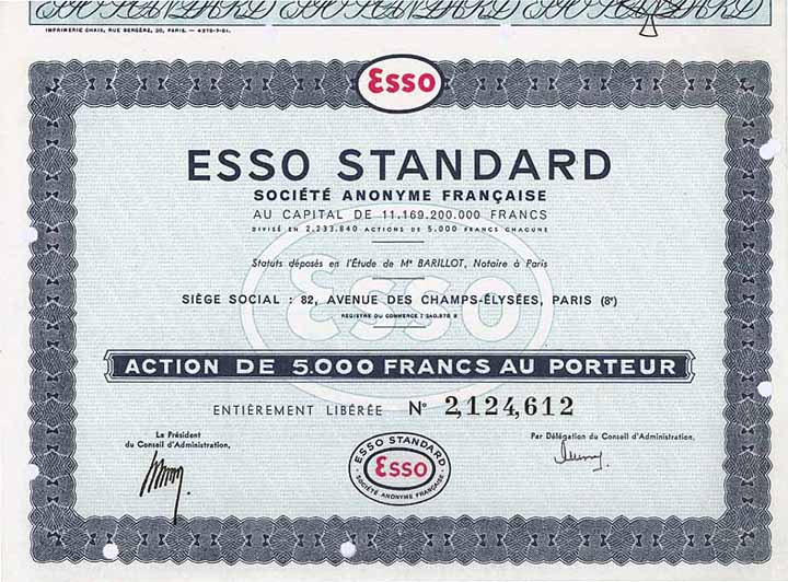 ESSO STANDARD S.A. Francaise