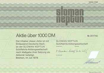SLOMAN NEPTUN Schiffahrts-AG