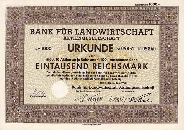 Bank für Landwirtschaft AG