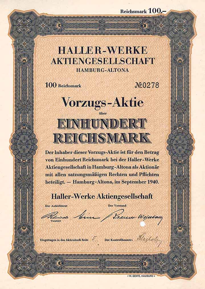 Haller-Werke AG