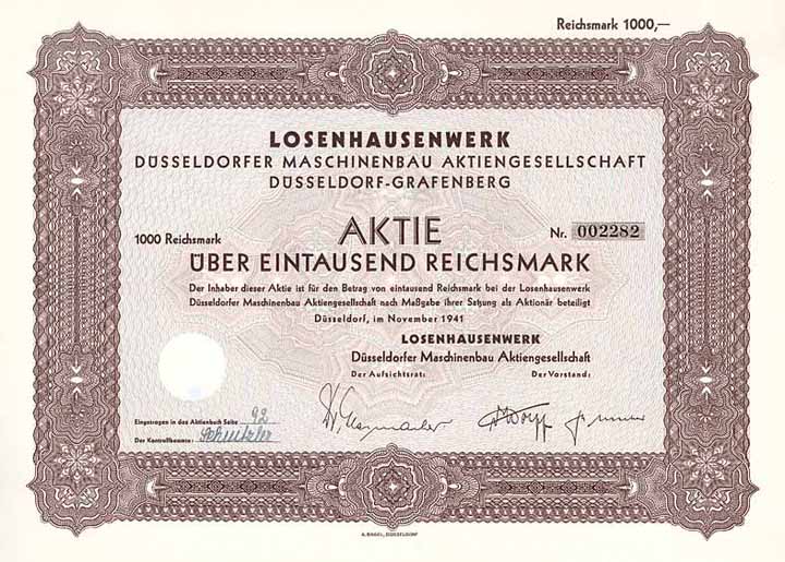 Losenhausenwerk Düsseldorfer Maschinenbau AG