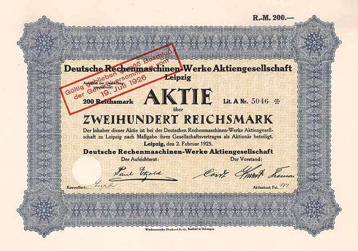 Deutsche Rechenmaschinen-Werke AG