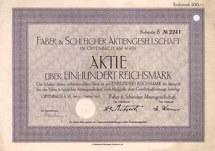 Faber & Schleicher AG