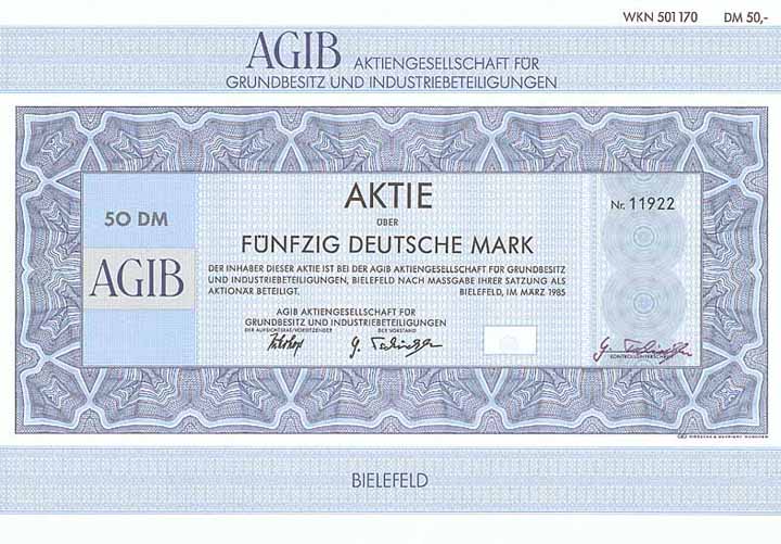 AGIB AG für Grundbesitz und Industriebeteiligungen