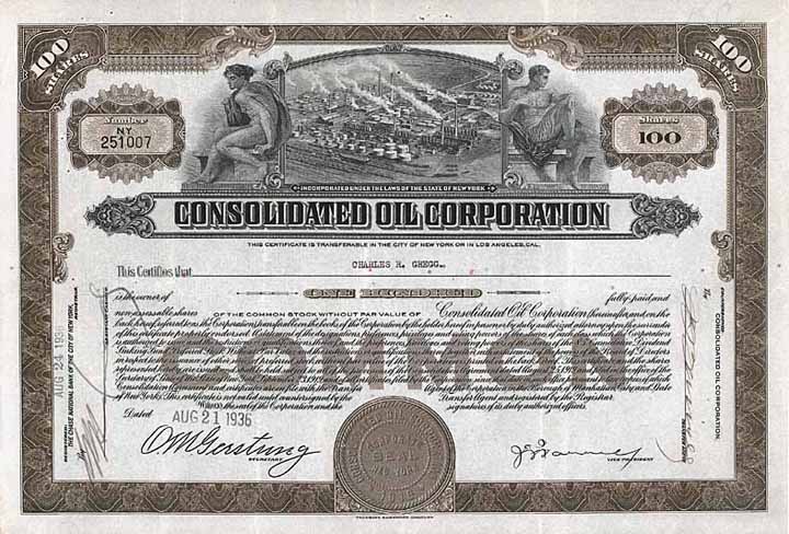 Consolidated Oil Corp.